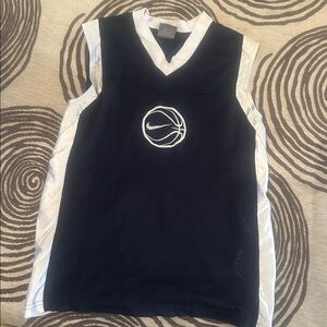 Black and White Basketball Jersey